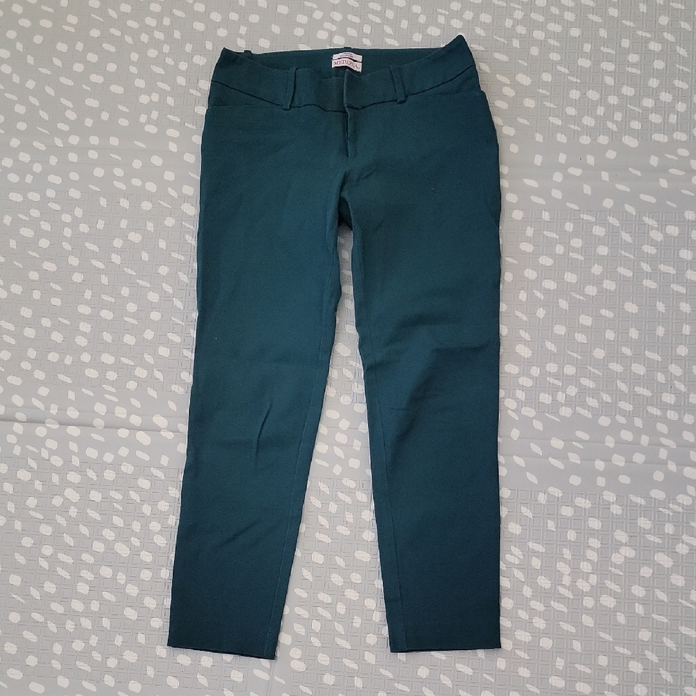 Merona Women's Green Stretch Capris